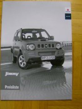 Suzuki Jimny Prospekt +Preisliste 8/2007 NEU