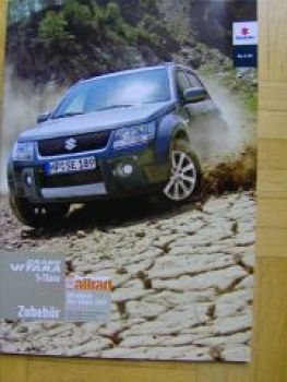 Suzuki Grand Vitara 5-türer Zubehör Prospekt 9/2007 NEU