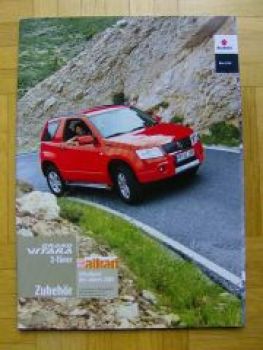 Suzuki Grand Vitara 3-türer Zubehör Prospekt 9/2007 NEU