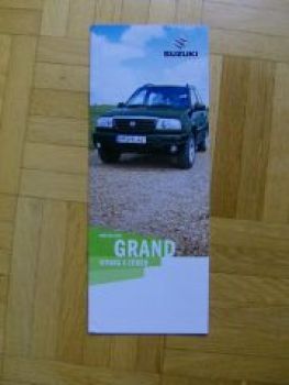 Suzuki Grand Vitara 3-türer Prospekt+Preise 9/2004