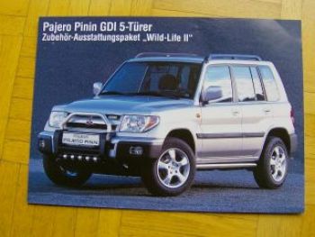 Mitsubishi Pajero Pinin GDI 5-türer Prospekt Wild-Life 2