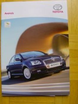 Toyota Avensis 9/2005 Prospekt +Preisliste NEU