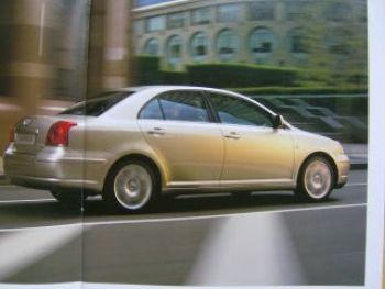 Toyota Avensis 9/2005 Prospekt +Preisliste NEU