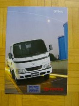 Toyota Dyna Prospekt 11/2001 Schweiz Version NEU