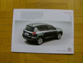 Toyota RAV4 Prospekt 9/2005 NEU