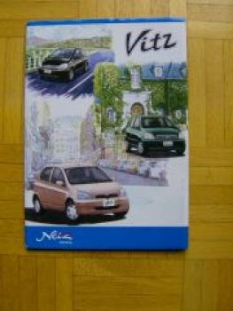 Toyota Vitz Prospekt Japanisch Mappe NEU Rarität