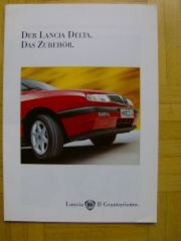 Lancia Delta Das Zubehör Prospekt Neu Rarität