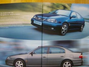 Toyota Avensis Sondermodell Style Prospekt 9/2001 NEU