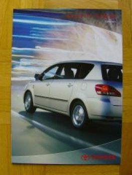 Toyota Avensis Verso Zubehör Prospekt 8/2001 NEU
