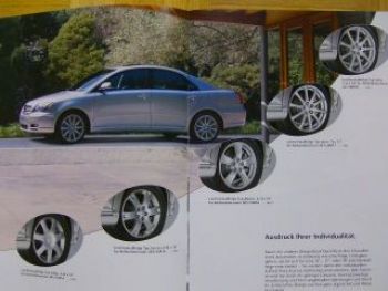 Toyota Avensis Zubehör Prospekt 4/2003 NEU