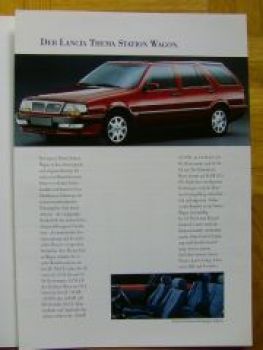 Lancia Thema +Station Wagon Prospekt 9/1993 NEU