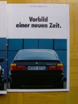 BMW 524td Prospekt E34 März 1988