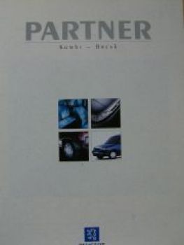 Peugeot Partner Kombi - Break Prospekt 10/1996 NEU