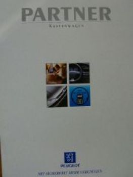 Peugeot Partner Kastenwagen Prospekt 9/1997 NEU