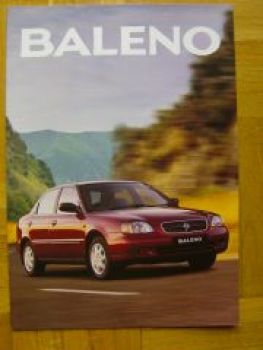 Suzuki Baleno Saloon Estate Prospekt Irland Rechtslenker 1/1999
