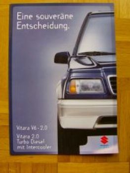 Suzuki Vitara V6-2.0 +TurboDiesel Intercooler Prospekt 1/1998