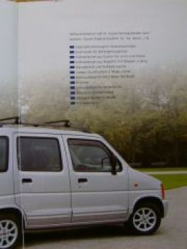 Suzuki Wagon R+ Zubehör Prospekt 9/1998