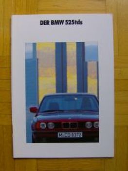 BMW 525tds E34 Limousine/Touring Prospekt 1991