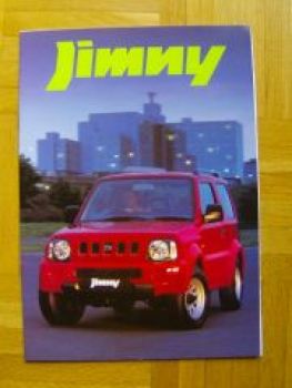 Suzuki Jimny Prospekt UK Rechtslenker England 5/1999