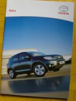 Toyota RAV4 Prospekt +Preisliste 3/2008 NEU CA30W