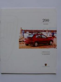 Rover 200 Original-Zubehör Prospekt 12/1996 Rarität