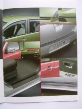 Daihatsu Sirion Zubehör Prospekt NEU