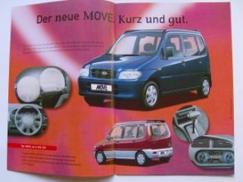 Daihatsu Move Premiere Prospekt 18.9.1999 NEU