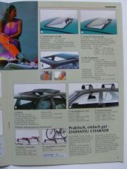 Daihatsu Charade Original Zubehör Prospekt 7/1996 NEU