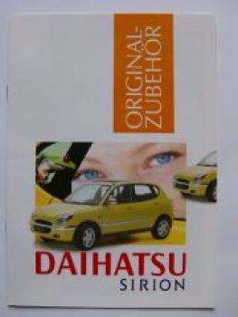 Daihatsu Sirion Original Zubehör Prospekt 1/1999 NEU