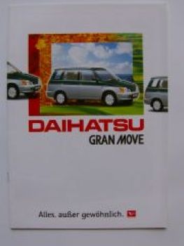 Daihatsu Gran Move Prospekt 4/1997 NEU
