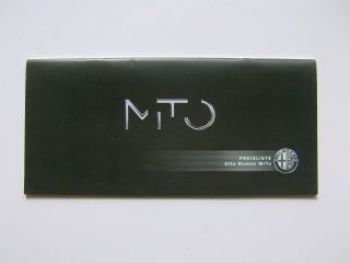 Alfa Romeo Mito Preisliste 7/2008 NEU