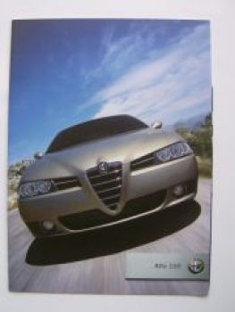 Alfa Romeo 156 Prospekt 7/2003 NEU
