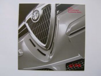 Alfa Romeo GTA 156+Sportwagon Preisliste 9/2002