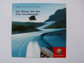 Alfa Romeo Multijet Common Rail der 2.Generation Prospekt 11/200