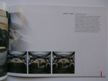 Alfa Romeo 147 Prospekt 1/2008 NEU Typ937