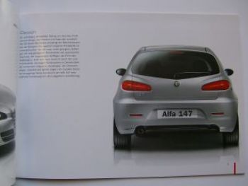 Alfa Romeo 147 Prospekt 1/2008 NEU Typ937