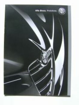 Alfa Romeo Brera Preisliste 12/2005 NEU