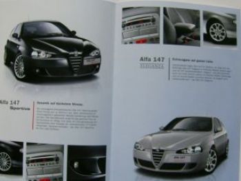 Alfa Romeo 147 Sportiva +Eleganza Prospekt 1/2006 NEU