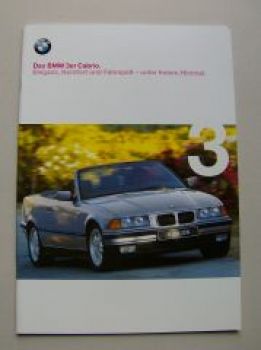 BMW 3er Cabriolet 318i-320i-328i E36 1999 Prospekt