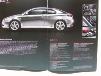 Alfa Romeo GT Sondermodelle Prospekt 1/2007