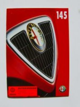 Alfa Romeo 145 Prospekt 5/1998 NEU