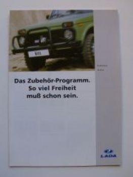 Lada Niva Zubehör Prospekt 10/1995 Rarität