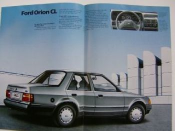 Ford Orion Prospekt 9/1986 +Ghia