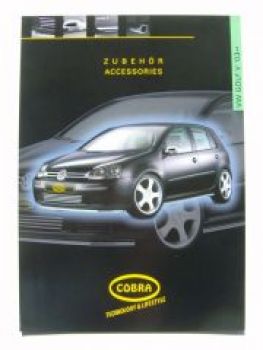 Cobra Zubehör VW Golf5 1K Prospekt 1/2004