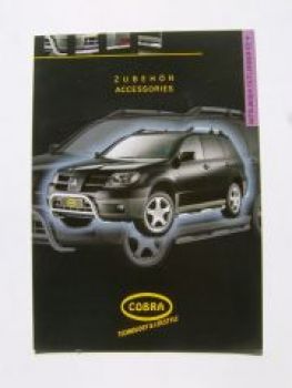 Cobra Zubehör Prospekt Mitsubishi Outlander  6/2003 NEU