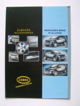 Cobra Zubehör Mercedes Benz M-Klasse W163 Prospekt 3/2002