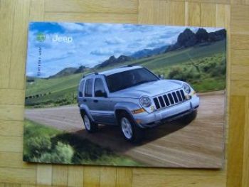 Jeep Cherokee Prospekt +Preisliste 10/2006 NEU