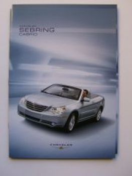 Chrysler Sebring Cabrio Prospekt 5/2007 +Preise+Infokarte