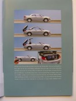 Chrysler Sebring Cabrio Prospekt 5/2007 +Preise+Infokarte