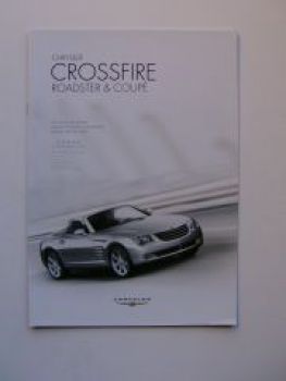 Chrysler Crossfire Roadster & Coupe Prospekt 9/2006+Preise